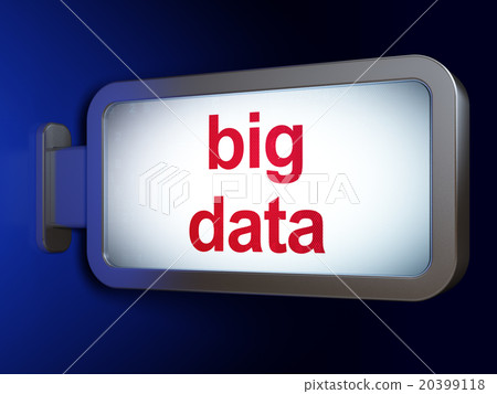 Information concept: Big Data on billboard Information concept: Big Data on billboard 20399118