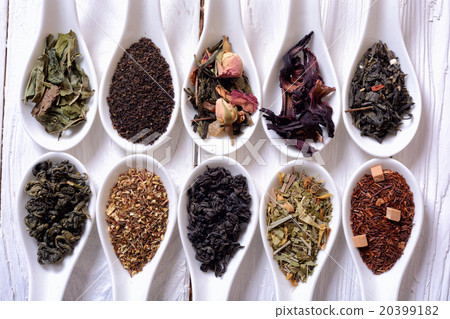 assortment of dry tea 20399182