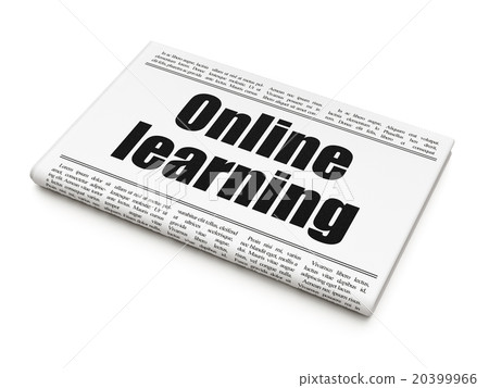 Learning concept: newspaper headline Online 20399966