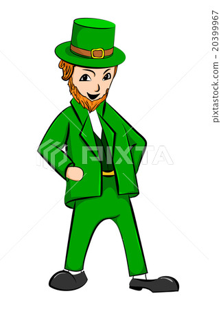 Leprechaun St Patricks Day cartoon character 20399967