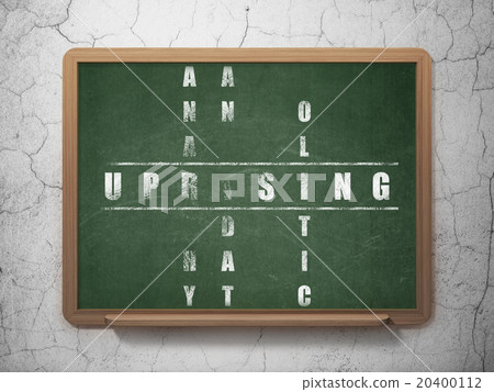 Political concept: Uprising in Crossword Puzzle Political concept: Uprising in Crossword Puzzle 20400112