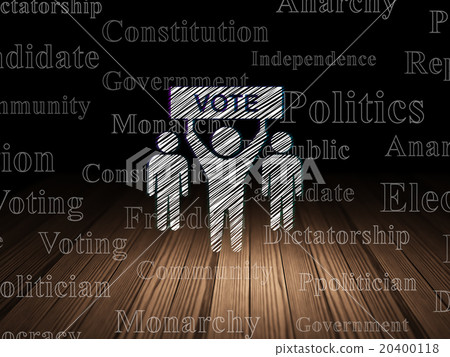 Politics concept: Election Campaign in grunge dark Politics concept: Election Campaign in grunge dark 20400118