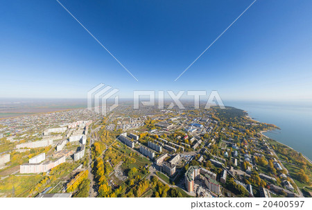Aerial water power plant view with crossroads and Aerial water power plant view with crossroads and 20400597
