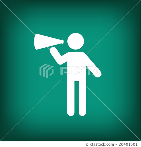 Pictograph of advertising 20401501