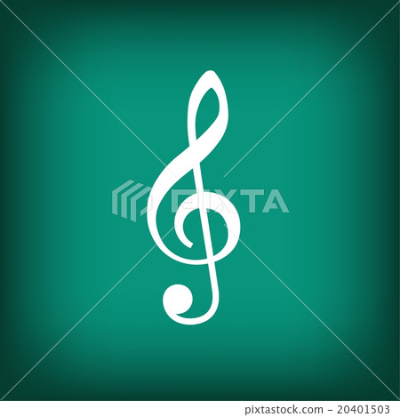 Pictograph of music key 20401503