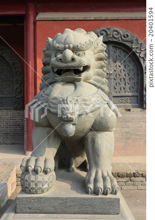 中國固定縣Rinjiji寺獅子 20401594