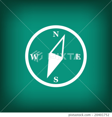 Pictograph of compass 20401752