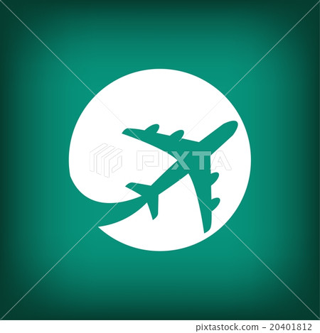 Pictograph of airplane Pictograph of airplane 20401812