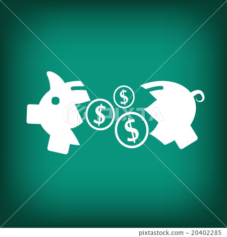 Pictograph of moneybox 20402285