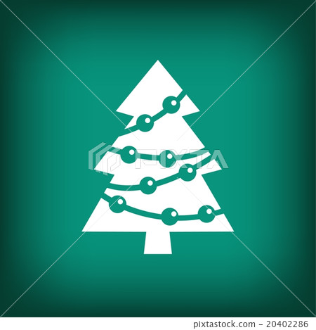 Pictograph of christmas tree Pictograph of christmas tree 20402286