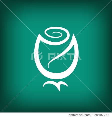 Pictograph of rose 20402288