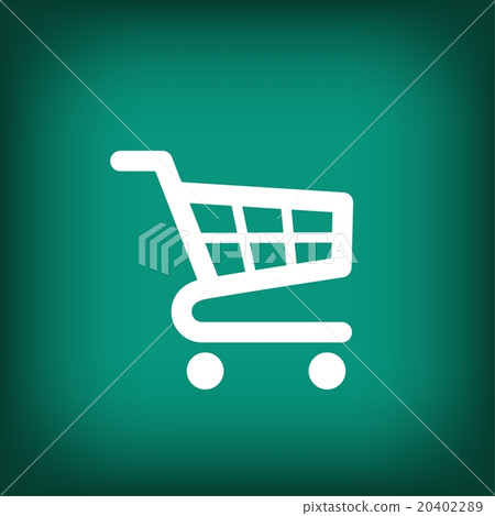 Pictograph of shopping cart Pictograph of shopping cart 20402289