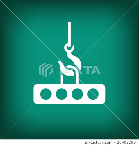 Pictograph of crane hook 20402290