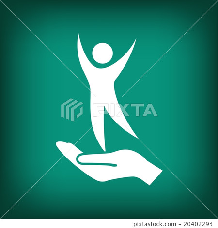 Pictograph of success people 20402293