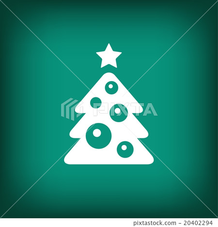 Pictograph of christmas tree Pictograph of christmas tree 20402294