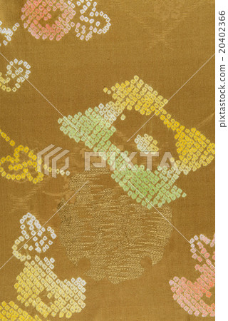 Japanese pattern silk fabric dyed fabric old cloth Japanese pattern silk fabric dyed fabric old cloth 20402366