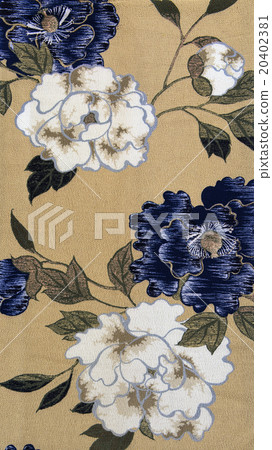 Japanese pattern silk fabric dyed fabric old cloth Japanese pattern silk fabric dyed fabric old cloth 20402381