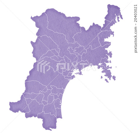 Miyagi Prefecture Map 20403021