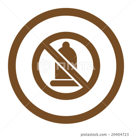 Forbidden Condom Rounded Vector Icon 20404723