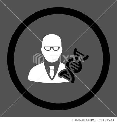 Genome Engineer Circled Vector Icon 20404933