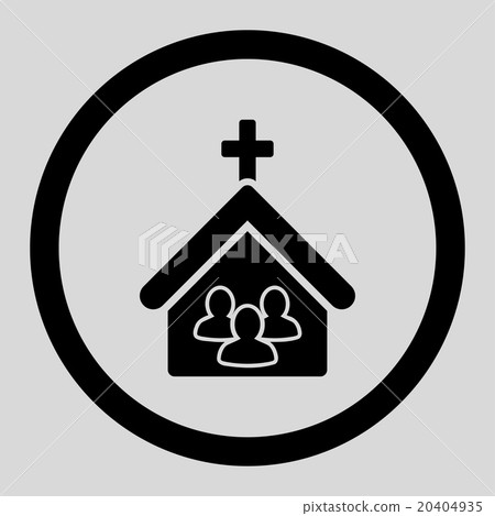 Church Rounded Vector Icon 20404935