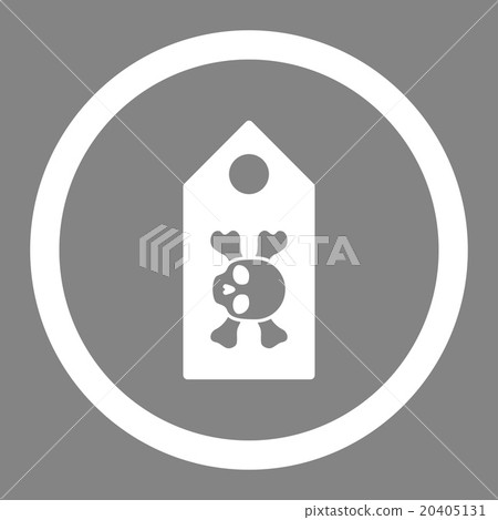 Death Label Circled Vector Icon - Stock Illustration [20405131] - PIXTA