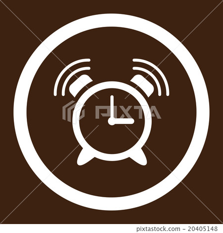 Alarm Clock Ring Rounded Vector Icon 20405148