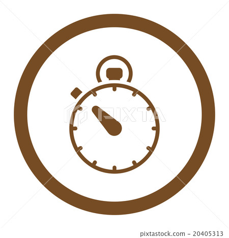 Stopwatch Rounded Vector Icon 20405313
