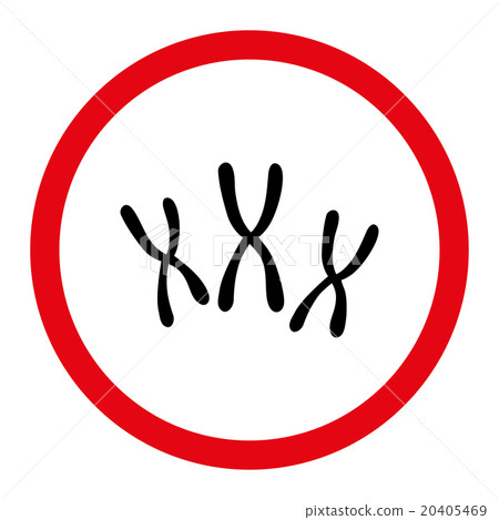 Chromosomes Circled Vector Icon Chromosomes Circled Vector Icon 20405469