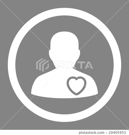 Client Heart Rounded Vector Icon 20405953