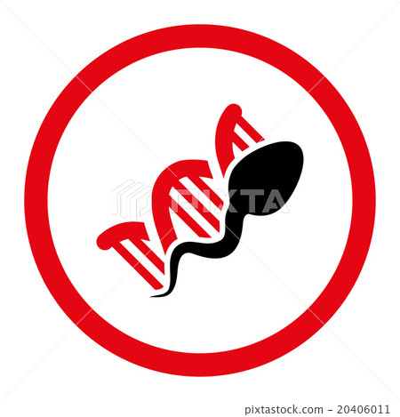 Sperm Replication Circled Vector Icon Sperm Replication Circled Vector Icon 20406011