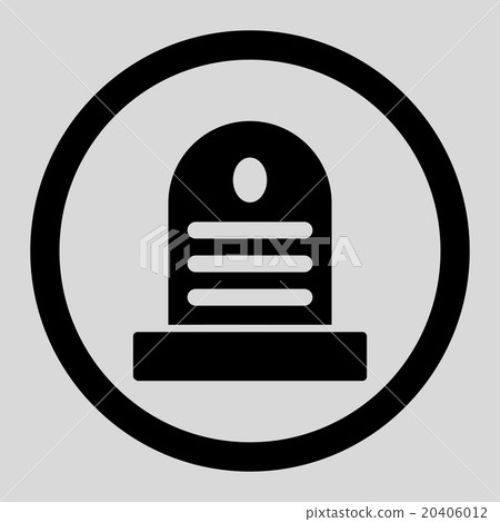 Tombstone Rounded Vector Icon 20406012