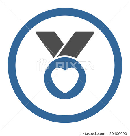 Charity Medal Rounded Vector Icon Charity Medal Rounded Vector Icon 20406090