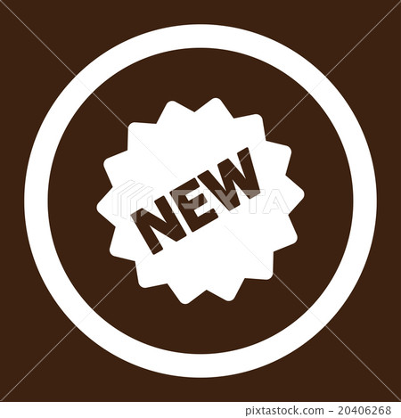 New Tag Rounded Vector Icon New Tag Rounded Vector Icon 20406268