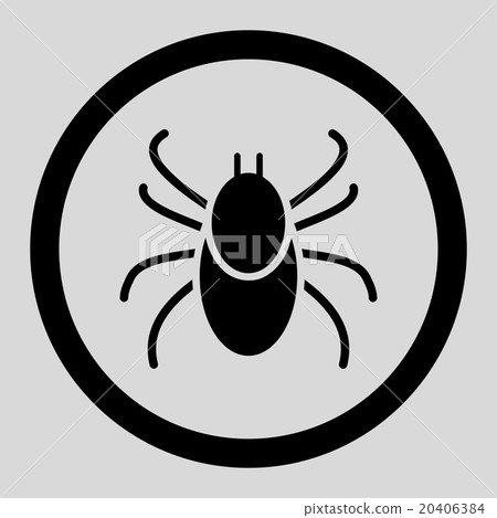 Mite Circled Vector Icon 20406384