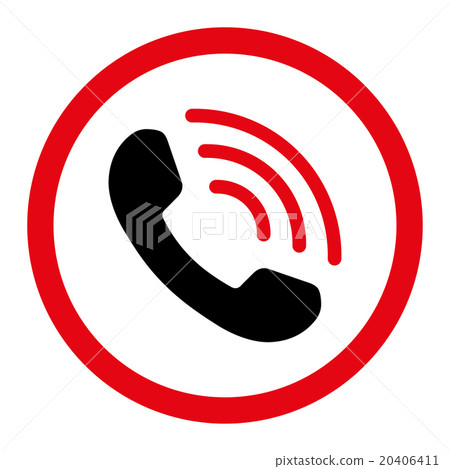 Phone Call Circled Vector Icon 20406411