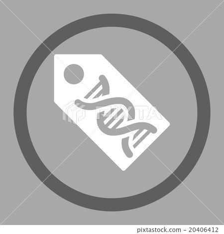 DNA Marker Circled Vector Icon DNA Marker Circled Vector Icon 20406412
