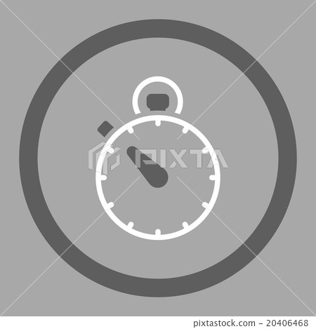 Stopwatch Circled Vector Icon Stopwatch Circled Vector Icon 20406468