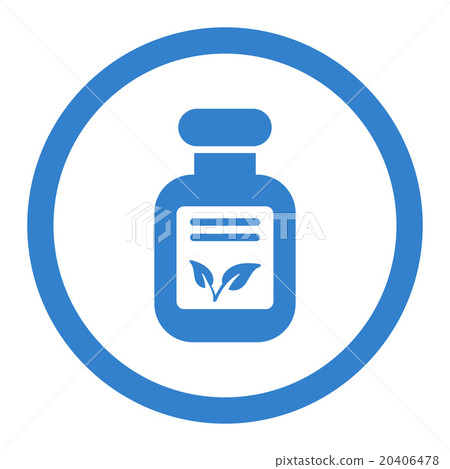 Natural Drugs Circled Vector Icon 20406478