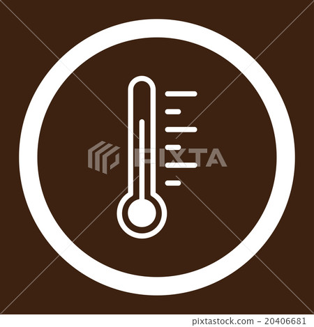 Temperature Level Rounded Vector Icon Temperature Level Rounded Vector Icon 20406681