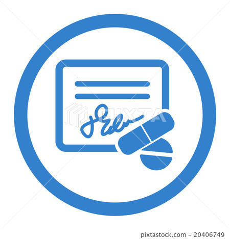 Receipt Circled Vector Icon 20406749