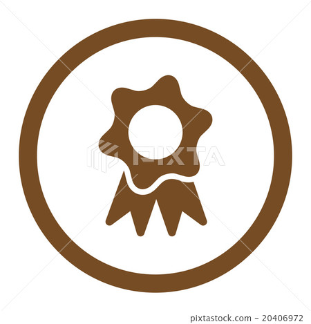 Award Seal Rounded Vector Icon - Stock Illustration [20406972] - PIXTA