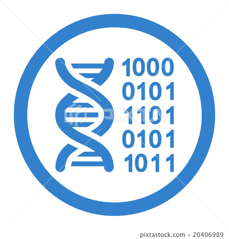 DNA Code Circled Vector Icon - Stock Illustration [20406989] - PIXTA