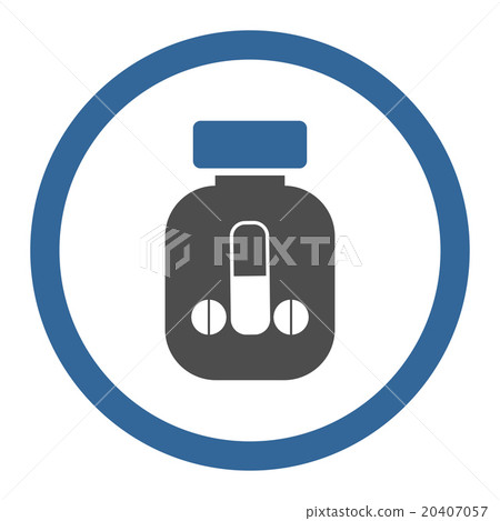 Male Medicine Circled Vector Icon 20407057