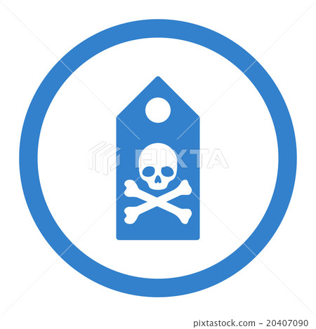 Mortal Mark Rounded Vector Icon 20407090