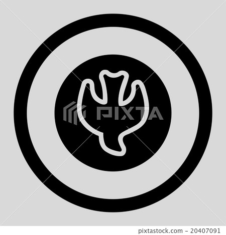 Falling Soul Circled Vector Icon 20407091