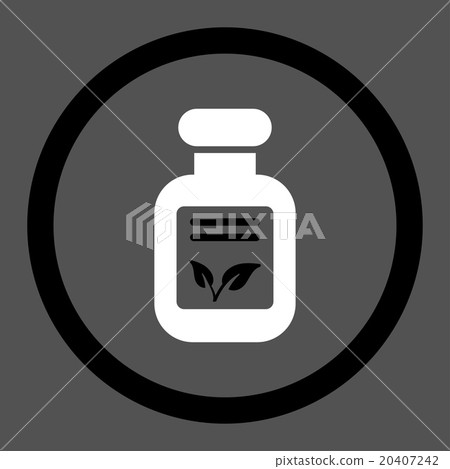 Natural Drugs Circled Vector Icon 20407242