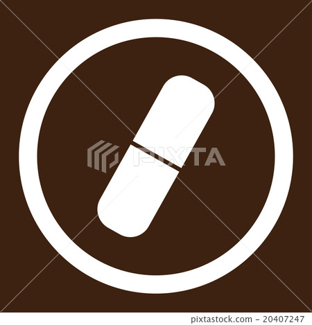 Capsule Rounded Vector Icon - Stock Illustration [20407247] - PIXTA