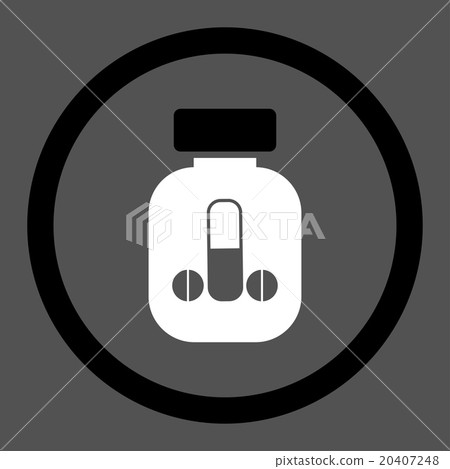 Male Medicine Circled Vector Icon 20407248