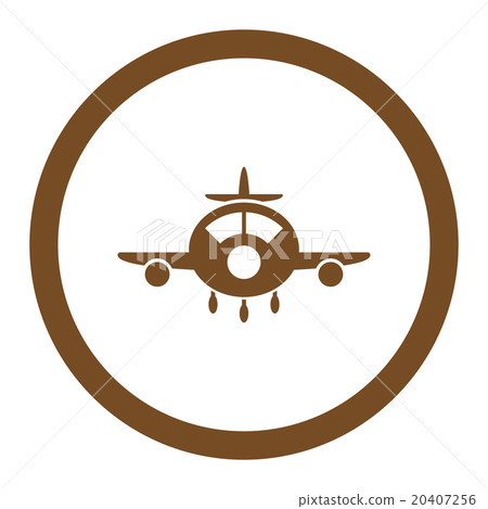 Aircraft Rounded Vector Icon-插圖素材 [20407256] - PIXTA圖庫